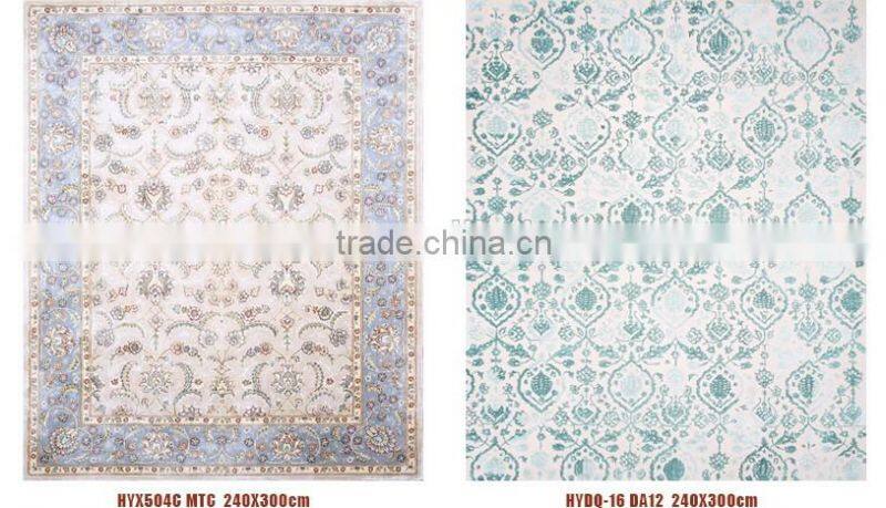 tufted handmade art silk carpet and rugs