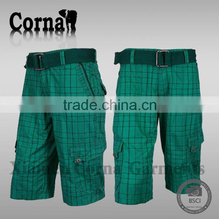 New fashion 100% polyester worsted cool design short pants with great price