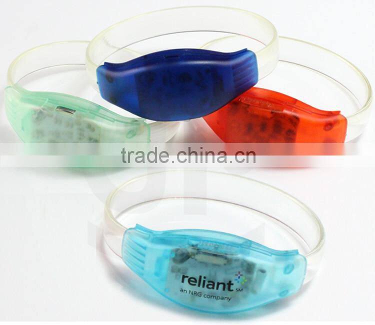Hot Promotional Giveaways High Quality Led Flash Party Light Up Bracelet