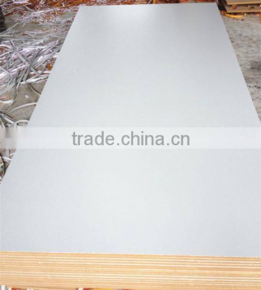18mm white melamine coated mdf board from Linyi