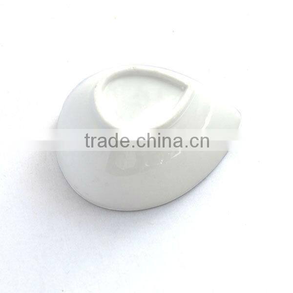 New arrival tools high temperature resistant white drop roast bowl cheece souffle cup pudding mold