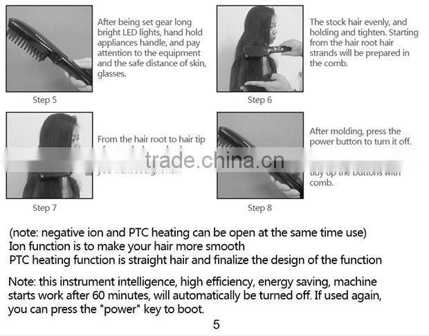 New personal hair care products fast hair straightener brush