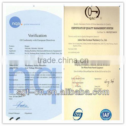 tapioca starch production line /high quality /advanced