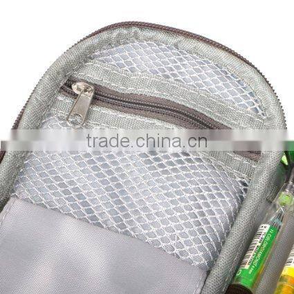 Customized Premium Quality Pencil Case with Compartments Three Colors