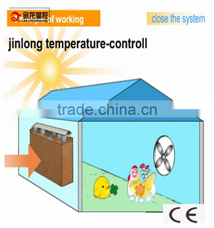 Poultry house / greenhouse application and heatsink material cooling system