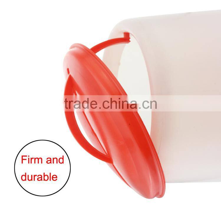 6KG Poultry Thicker Feeder Pan adjustable poultry plastic chicken feeder