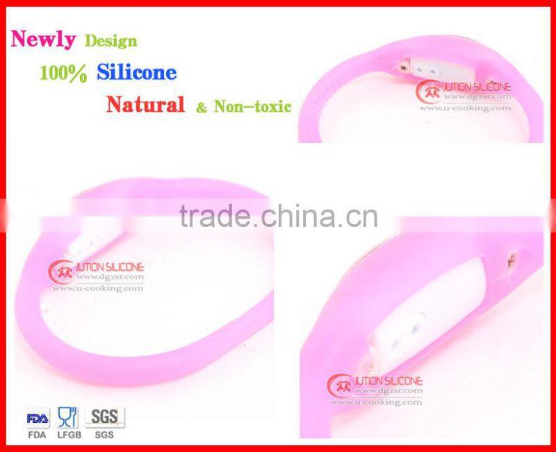 Wholesale silicone ion sport watch band