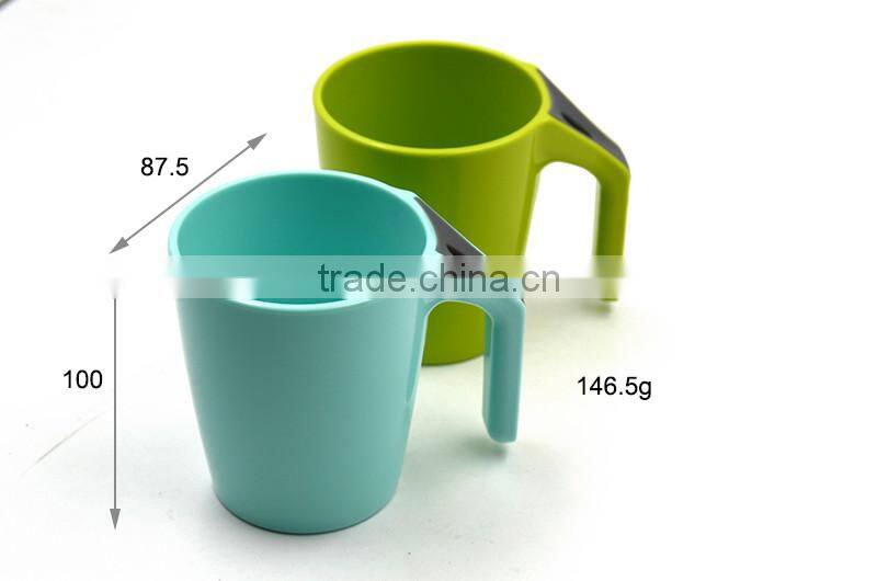 GREEN and Rapid Degradation corn starch material healthy water cup with silicone base for gifts