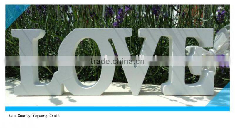 2015 hot sale top grade handmade finished wooden letters