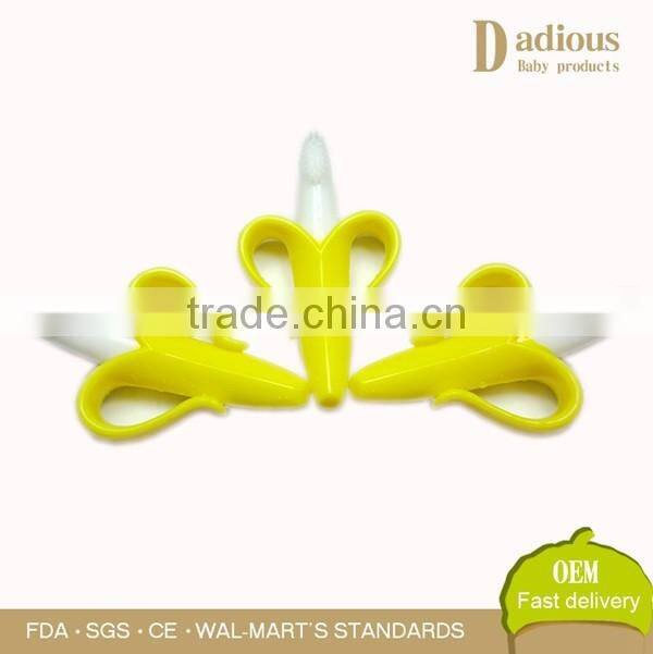 New Design Fruit Shape Silicone Baby Teether With Christmas Gift for Baby