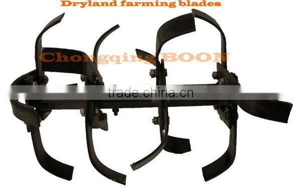 Gear transmission gasoline engine tiller with tine tiller parts blades