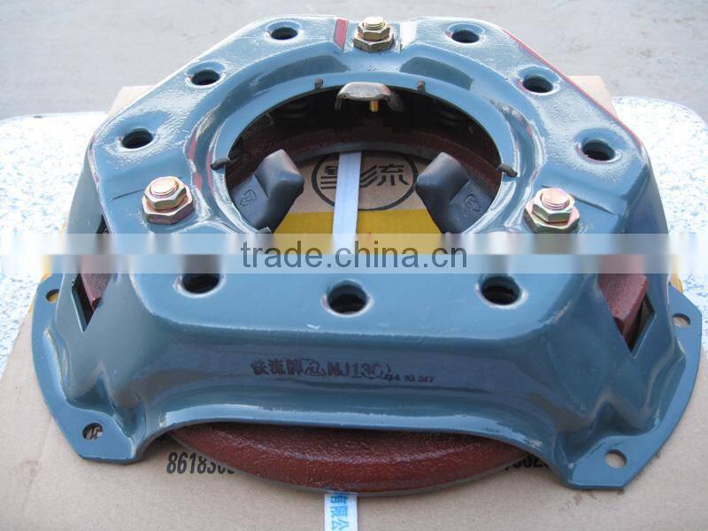 Clutch pressure plate and cover assembly for agriculture tractor engine