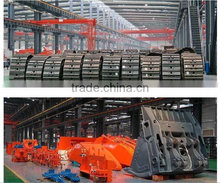 20ton hydraulic electric material handler grabbing excavator