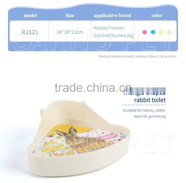 Superior plastic pet potty toilet for rabbit hamster