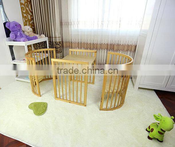 EU Convertible Toddle Cot Bed Antique Baby Cot/Crib