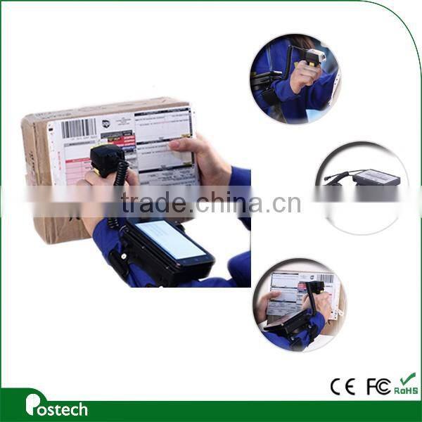 Bluetooth 1D 2D barcode scanner with wearable IOS /android / win data collector terminal WT01