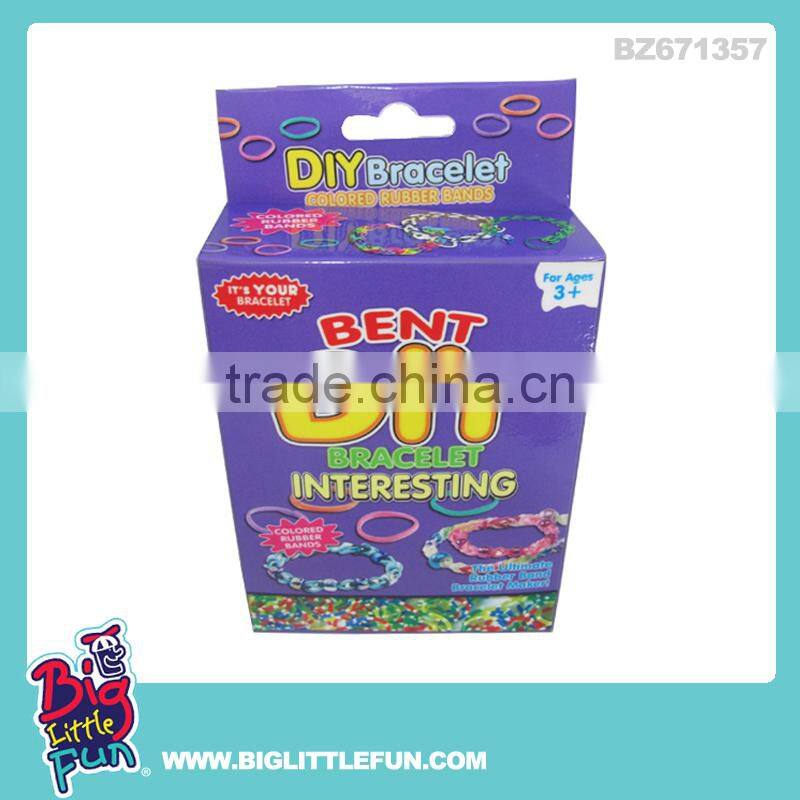 Handmade toys diy bracelet,cheap rubber bands diy bracelets
