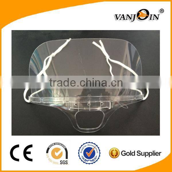 Splash Proof Air Travel Service Smile Clear Face Mask
