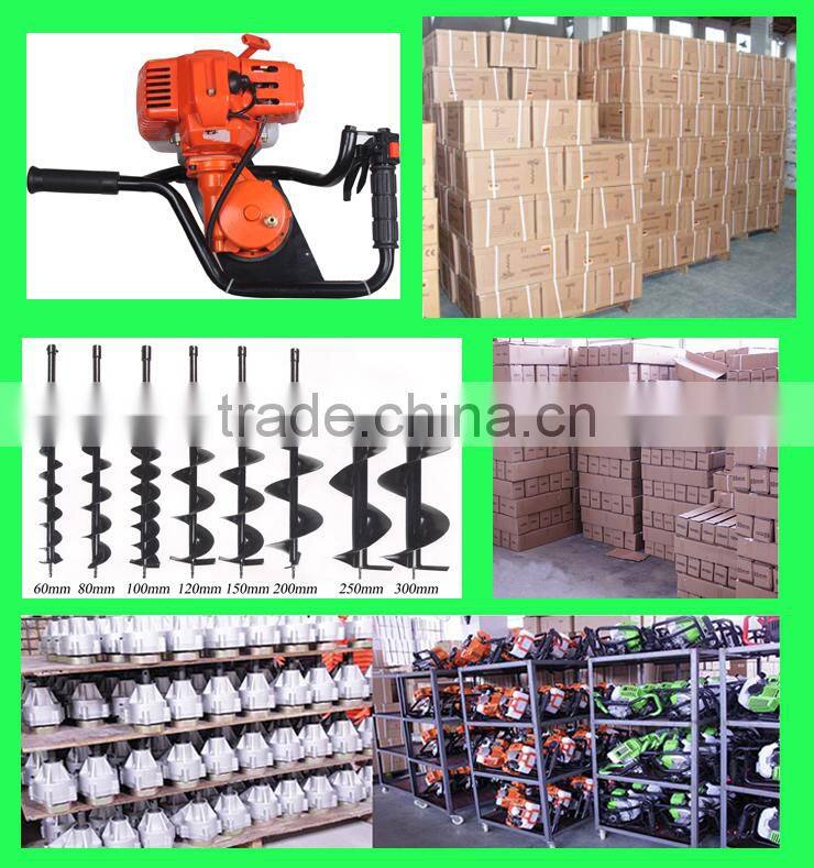 professional earth auger or 49cc hole digger or 49cc ground drill with good selling