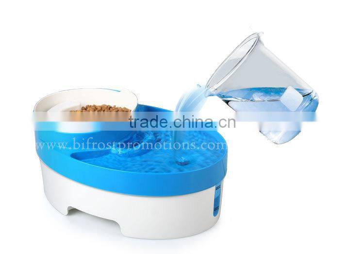 Pet Drinking Fountain & Water Food Bowl
