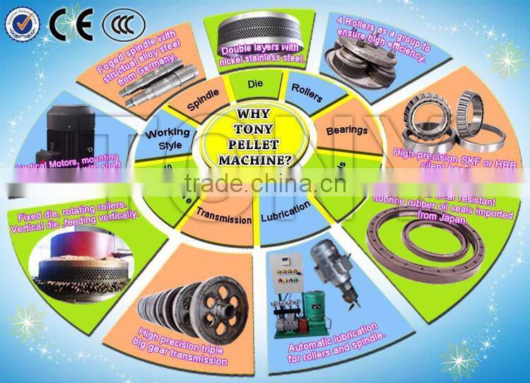 Environment protection good price oat husk pellet mill