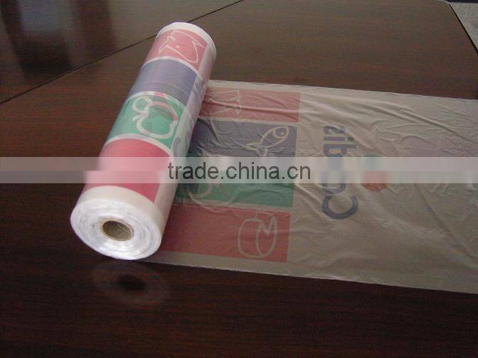Different kind of plastic flat bags for shopping or package