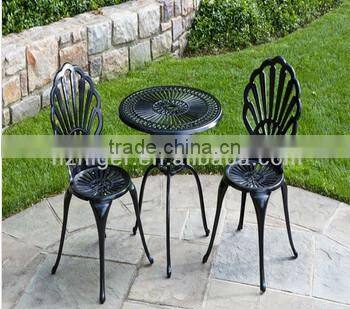 Metal outdoor patio garden furniture tables and chairs