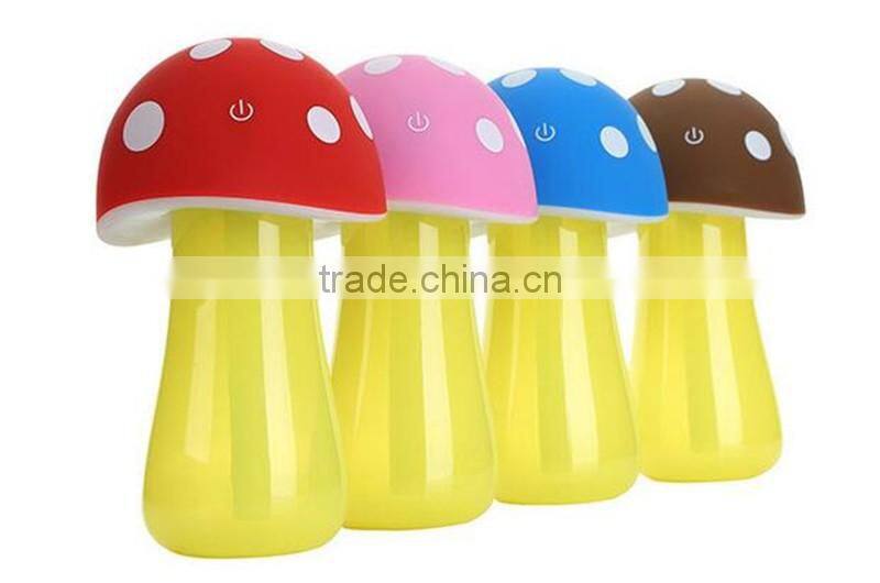CT-738 Mini USB Humidifier Mushroom humidifier nightlights Humidifier water bottle