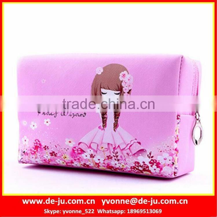 Two Layers Makeup Bags With Compartments