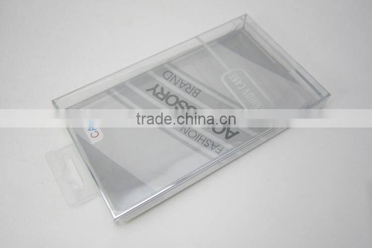 Customized plastic mobile phone case packaging bag, plastic transparent packing box for phone case