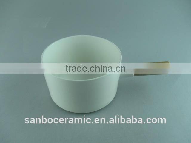 Non-stick Frying Pan with Wooden Handle, Frying Pan in Ceramic, Cake Pan