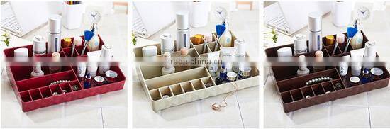 Wholesale Stock Small Order Desktop 15 Lattices Cosmetic Plastic Storage Box