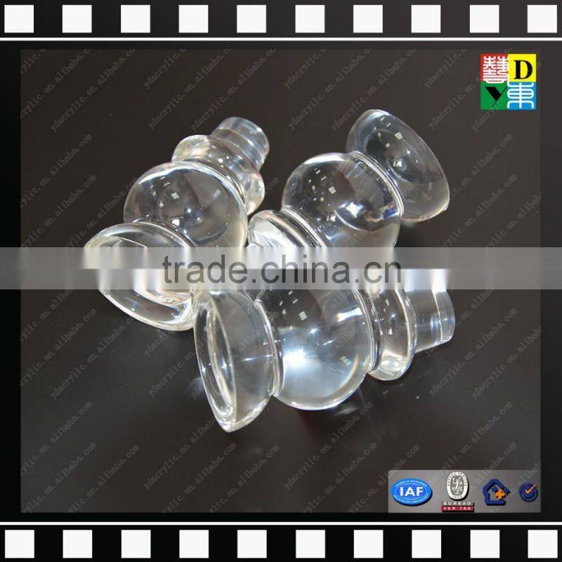 Hot sell clear plastic furniture legs popular design acrylic table legs cheap fancy PMMA sofa leg from china manufacturer