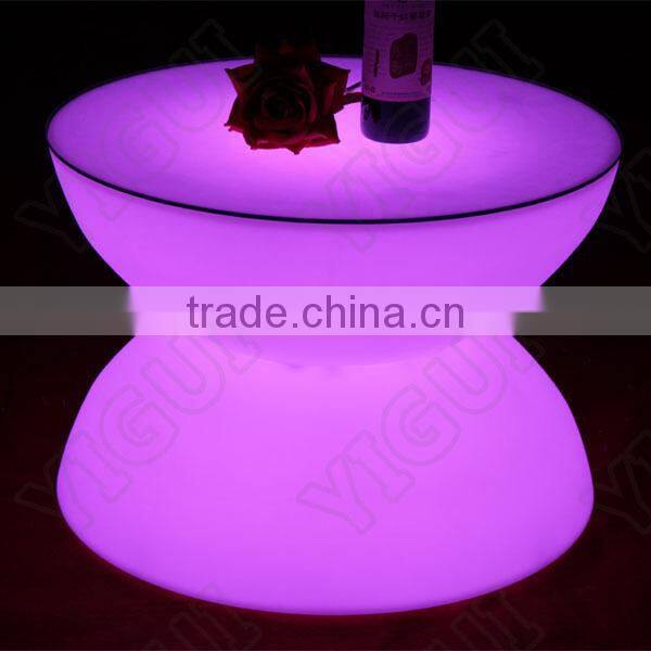 Outdoor/indoor/hote/ waterproof wireless changing color LED cocktail table