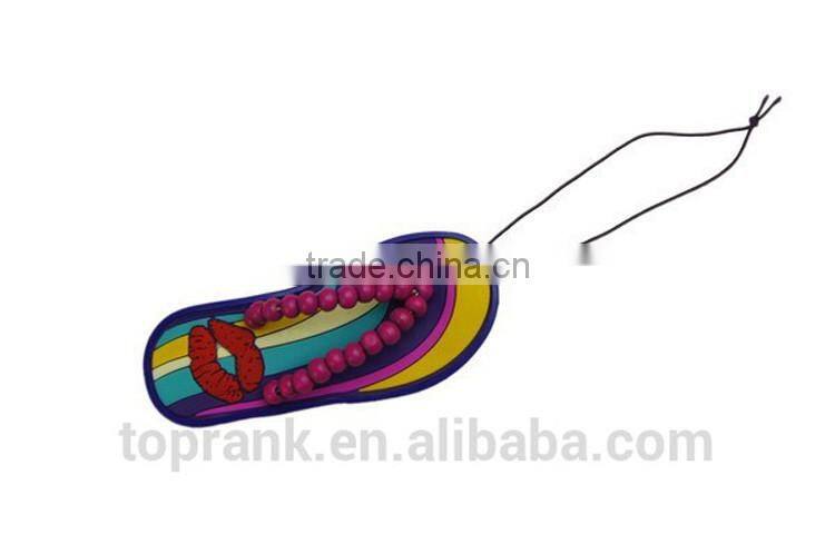 TOPRANK AUTO GEL AIR FRESHENER BEACH SLIPPER DESIGN HANGING CAR AIR FRESHENER