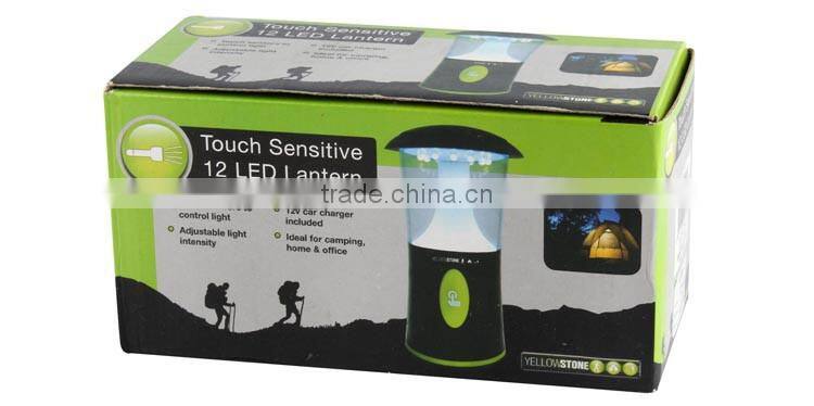 New design outdoor touch sensitive adjustable light rechargeable led camping lantern