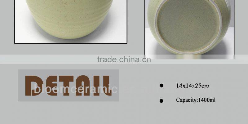 Supply for porcelain coffee jar