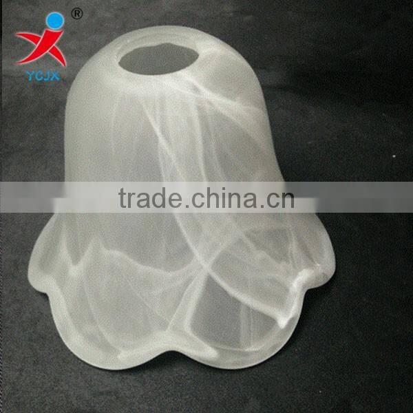 Manufacturers wholesale Floriated droplight glass lampshade/creative desk lamp transparent glass lamp shade/light fittings chimn