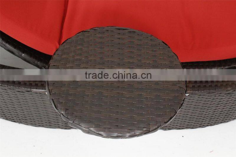 Resort rattan pool furniture Resin/ Leisure Outdoor Sun Lounger/chaise/beach/