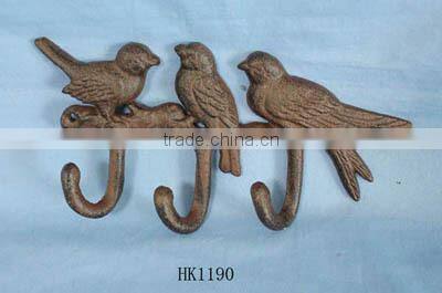 Handcrafted Model Ships Whitewashed Key 6" Turtle Decorative Cast Iron Hook