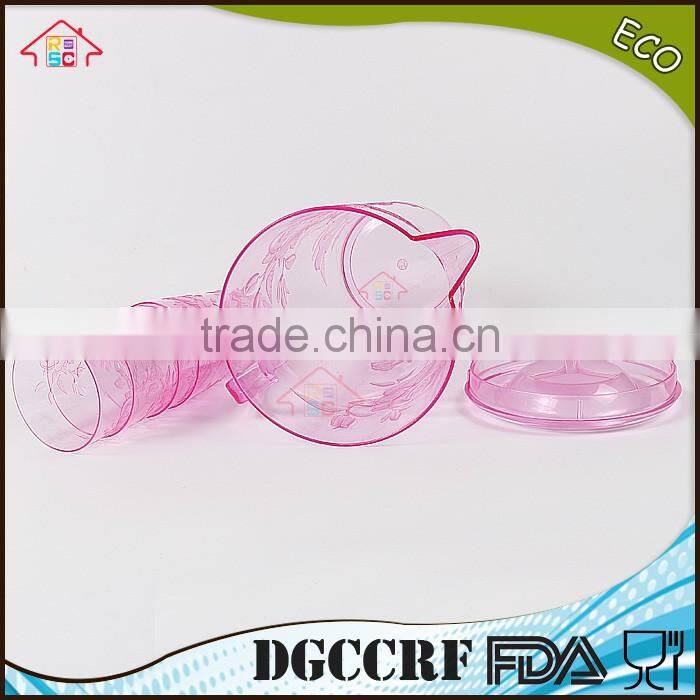 NBRSC set of 5 pcs Plastic PS Cold water jug water kettle Hollow drinking bottle PP pot double layer watering can