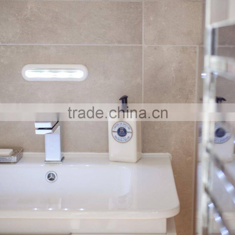 Twin Pack of Cool White LED Touch Operated Battery Cupboard night Lights