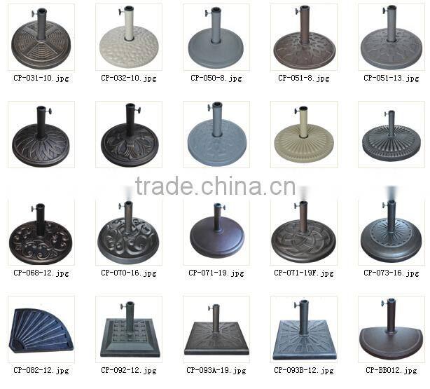 40KGS Garden Handle Round Marble Parasol Base CMRH-40