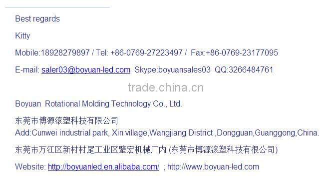 Led waterproof rechargeable illuminated outdoor pub pillar