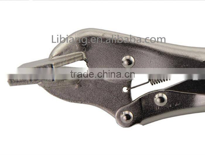 silver straight jaw Clamp Plier