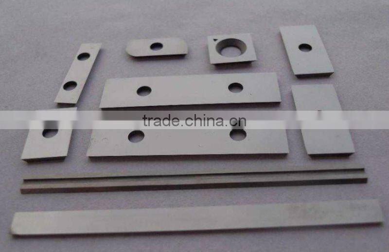 Solid carbide inserted chip