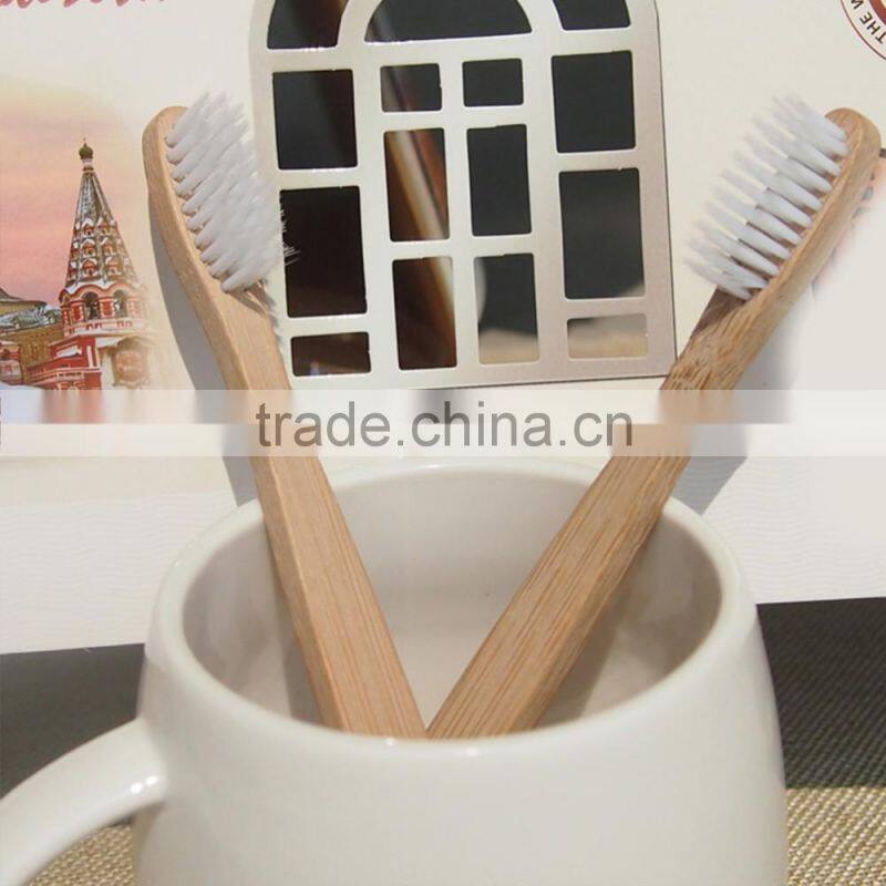 Wholesale custom biodegradable charcoal kit bamboo toothbrush