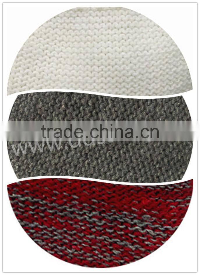 DDSAFETY Orange String Knitted Gloves Cotton Polyester Working Gloves