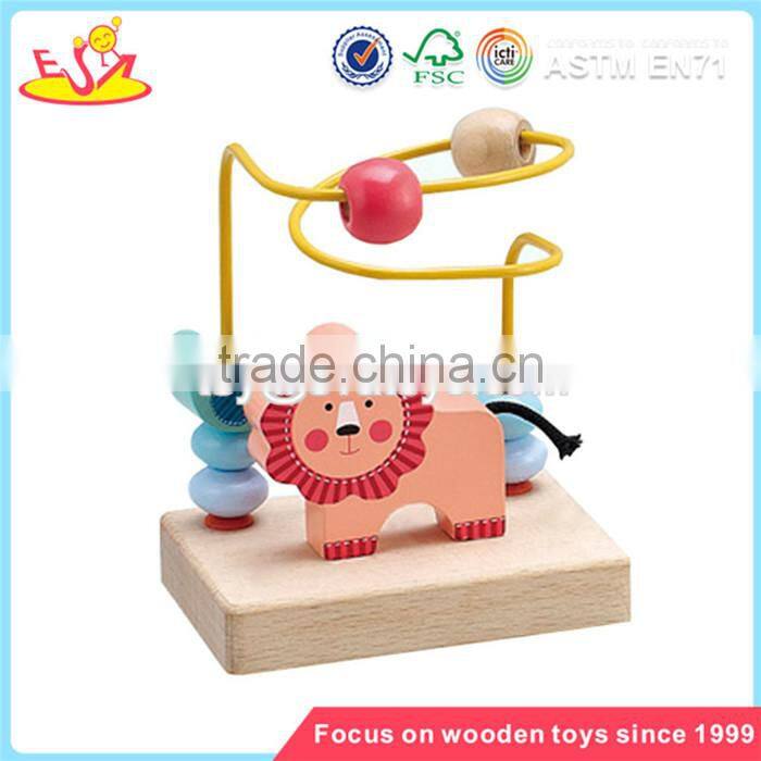 Wholesale top selling wooden children beads toy interesting wooden children beads toy W11B023