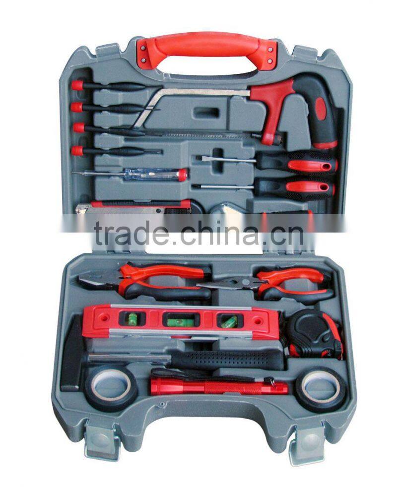 LB-433 18pcs combination hand tool set tool kit in plastic case
